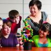 School Science Students Study DNA